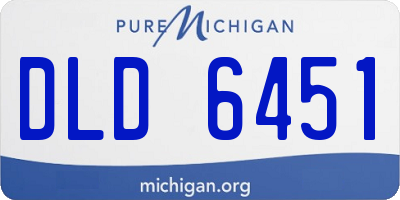 MI license plate DLD6451