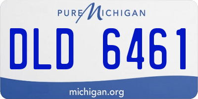 MI license plate DLD6461