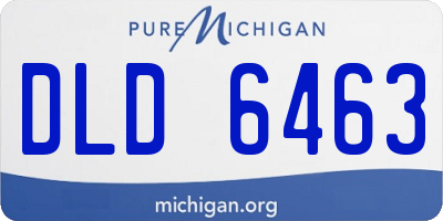 MI license plate DLD6463
