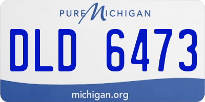 MI license plate DLD6473