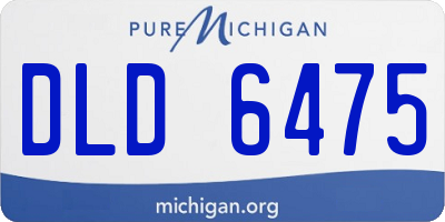 MI license plate DLD6475