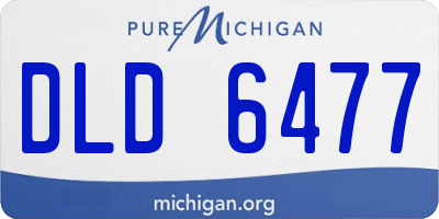 MI license plate DLD6477