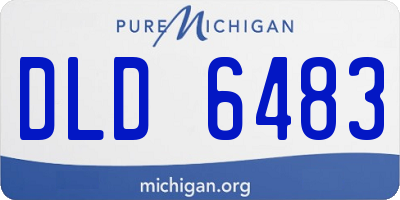 MI license plate DLD6483