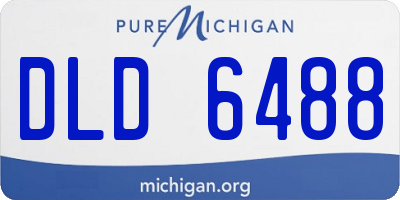 MI license plate DLD6488