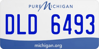MI license plate DLD6493