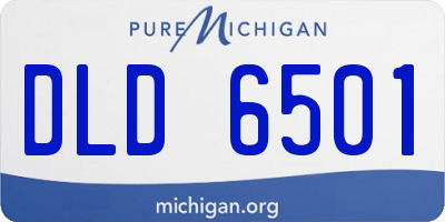 MI license plate DLD6501