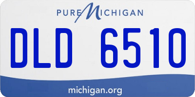 MI license plate DLD6510
