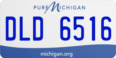 MI license plate DLD6516