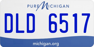 MI license plate DLD6517