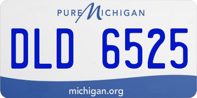 MI license plate DLD6525