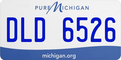 MI license plate DLD6526