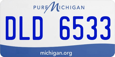 MI license plate DLD6533