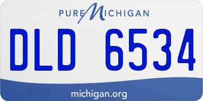 MI license plate DLD6534