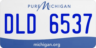 MI license plate DLD6537
