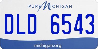 MI license plate DLD6543