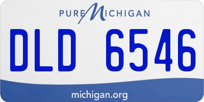 MI license plate DLD6546