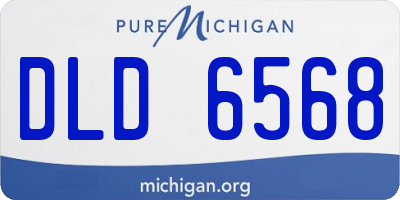 MI license plate DLD6568