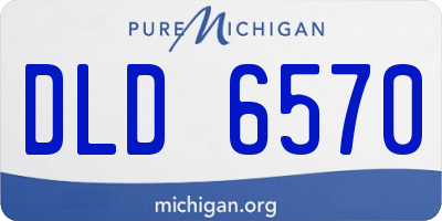 MI license plate DLD6570