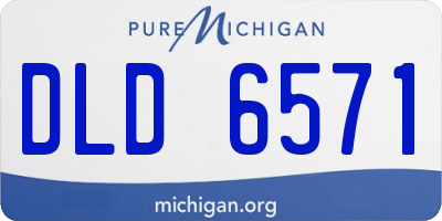 MI license plate DLD6571