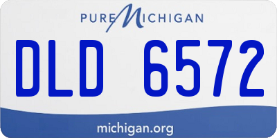 MI license plate DLD6572