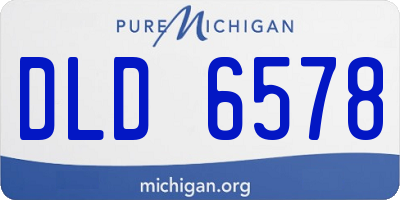 MI license plate DLD6578