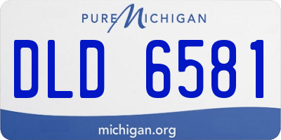 MI license plate DLD6581
