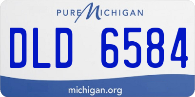 MI license plate DLD6584