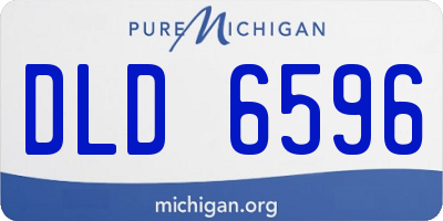 MI license plate DLD6596