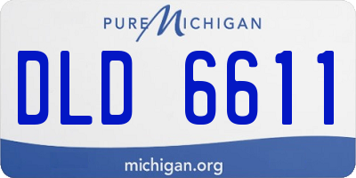 MI license plate DLD6611