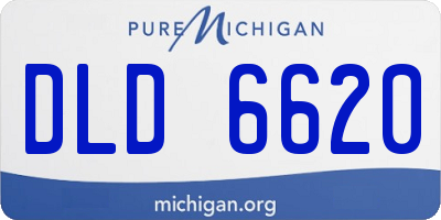 MI license plate DLD6620