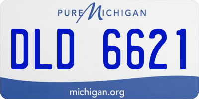 MI license plate DLD6621