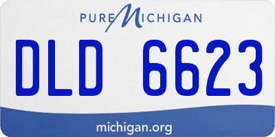 MI license plate DLD6623