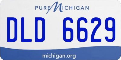 MI license plate DLD6629