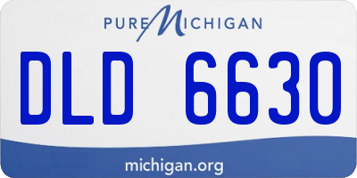 MI license plate DLD6630