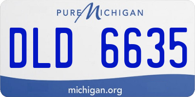 MI license plate DLD6635