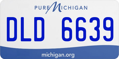 MI license plate DLD6639