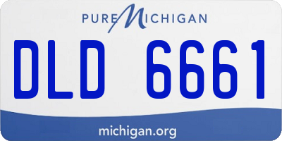 MI license plate DLD6661