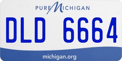 MI license plate DLD6664