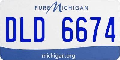 MI license plate DLD6674