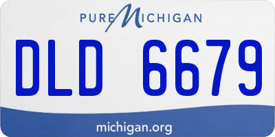 MI license plate DLD6679