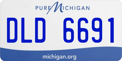 MI license plate DLD6691