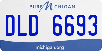 MI license plate DLD6693