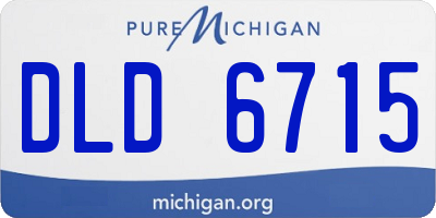 MI license plate DLD6715