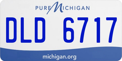 MI license plate DLD6717