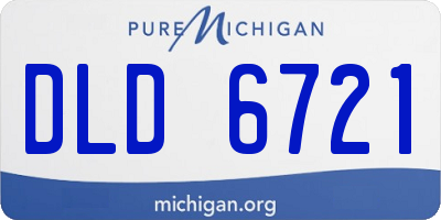 MI license plate DLD6721