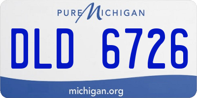 MI license plate DLD6726