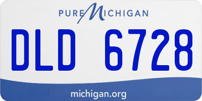 MI license plate DLD6728