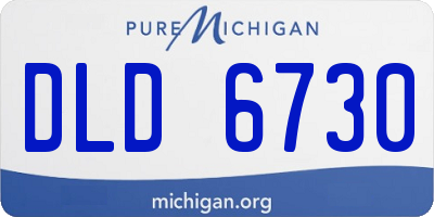 MI license plate DLD6730