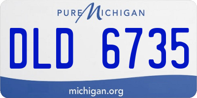 MI license plate DLD6735