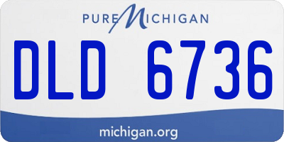 MI license plate DLD6736